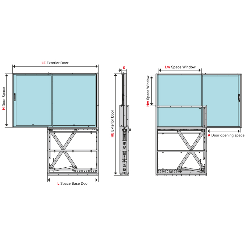 Door with window 2172